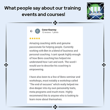 Personal Development Coaching Event Dudley UK