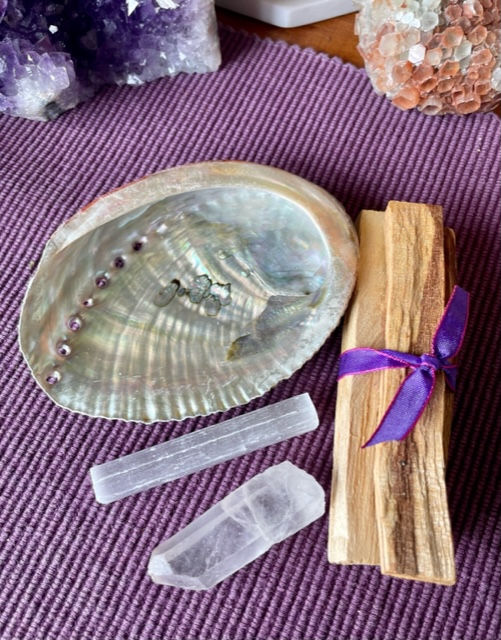 Thumbnail: Abalone Shell & Sage Smudge Kit