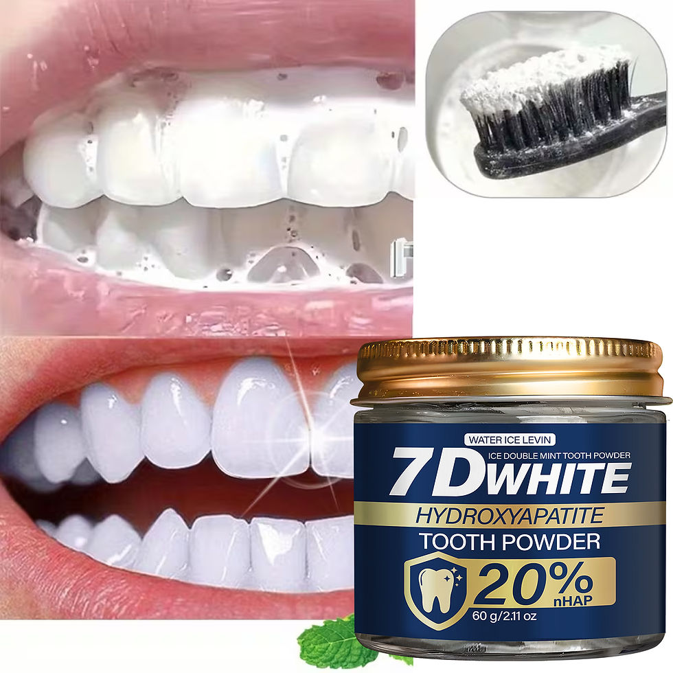 Miniatura: Pó Dental de Hidroxiapatita Water Ice Levin 60g, 20% nHAP com Carvão Ativado, Cl