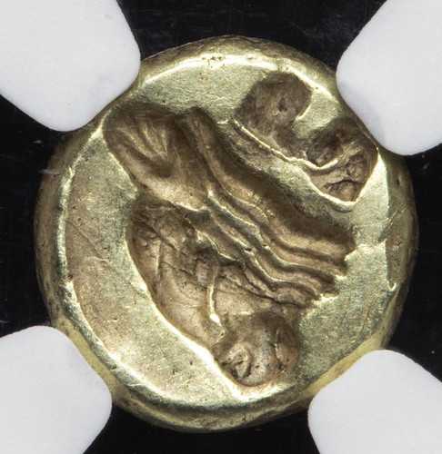 古代ギリシャ レスボス島 ヘクテ貨 NGC AU 5/5 5/5 古代056 Ch AU 5/5 3/5】紀元前521年?478年 古代ギリシア レスボス島
