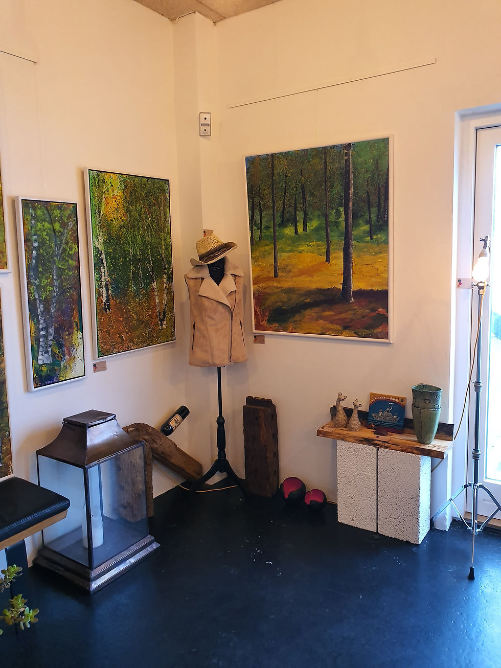 Miniaturebillede: SOLGT! Kunst Maleri  / SOLD!  Art Painting Niels Ottesen 