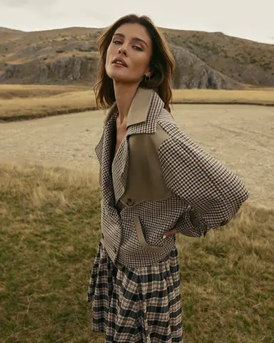 Ethically made by women single parents, BN is a sustainable women's clothing label, making dresses and outerwear from deadstock fabrics.