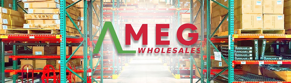 AMEG wholesale logo in warehouse
