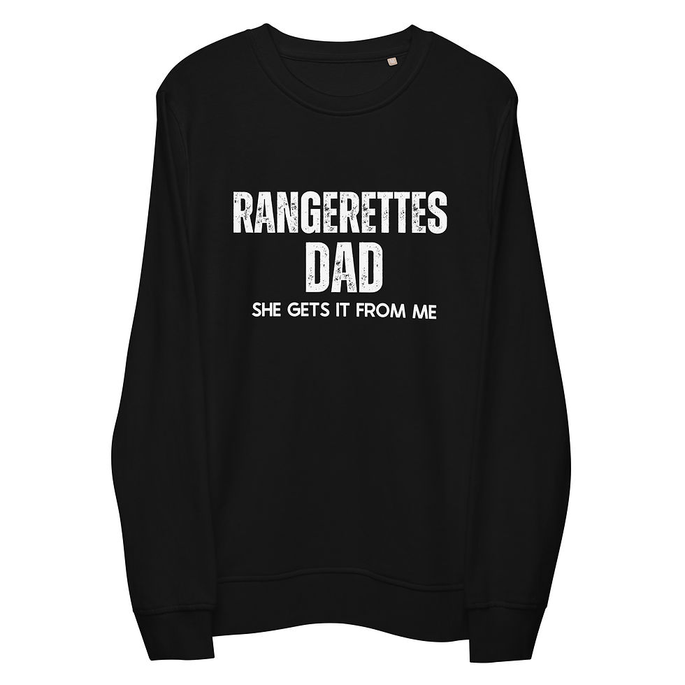 Thumbnail: Rangerettes Dad Unisex organic sweatshirt