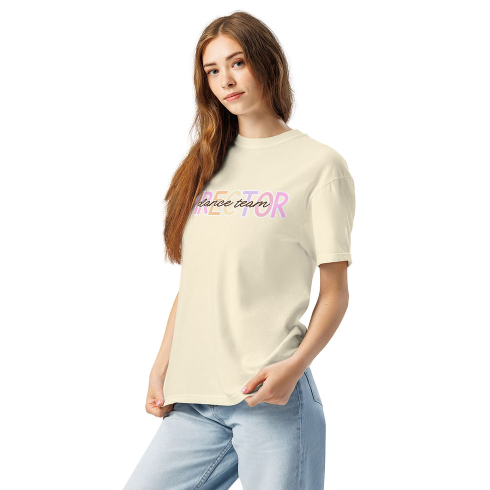 Thumbnail: Dance Team Director Vibes Comfort Colors Tee