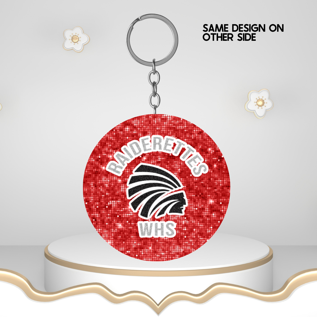 Raiderettes Logo Keychain