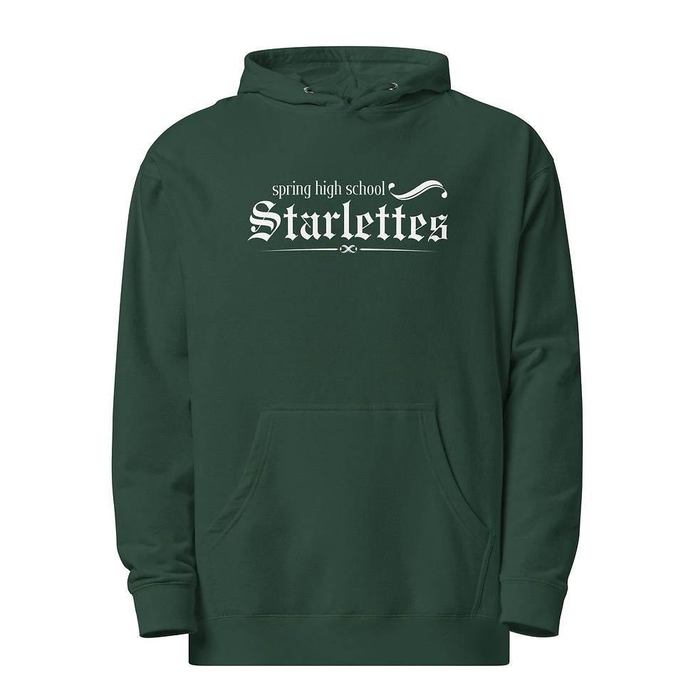 Thumbnail: Starlettes | Old English Unisex midweight hoodie