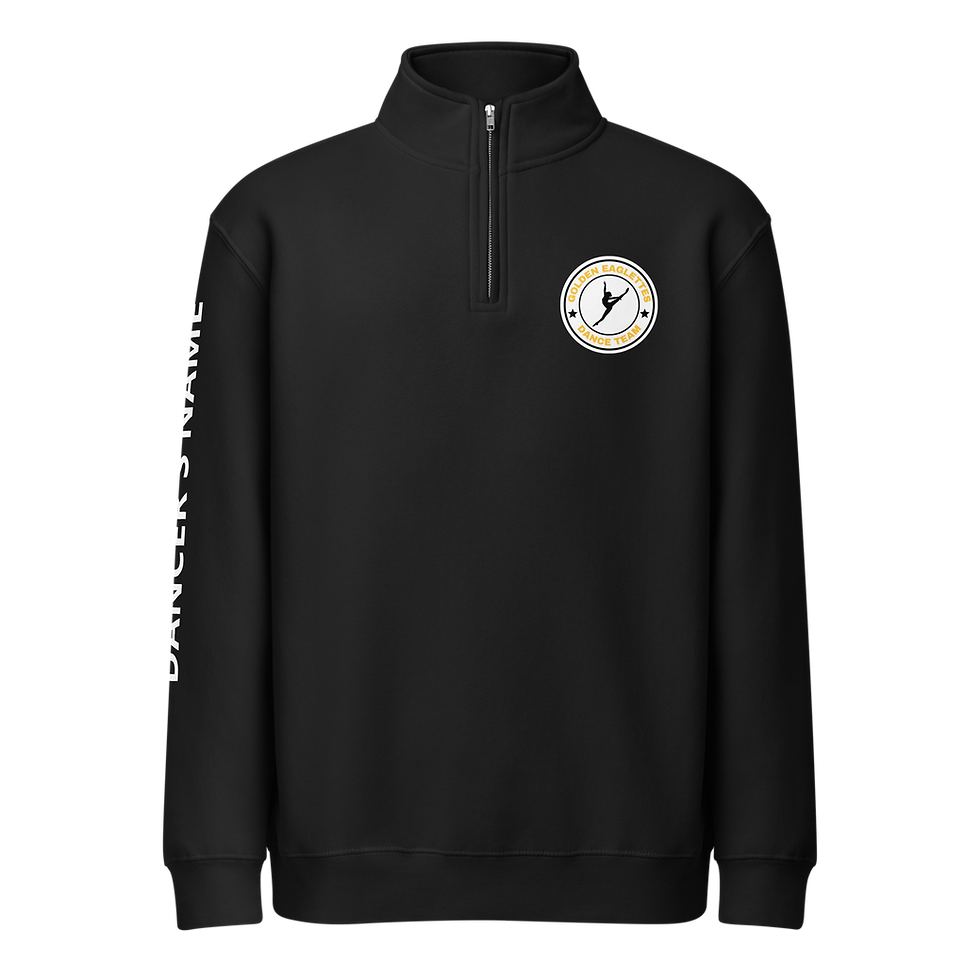 Thumbnail: Personalized Golden Eaglettes 1/4 Zip Sweatshirt