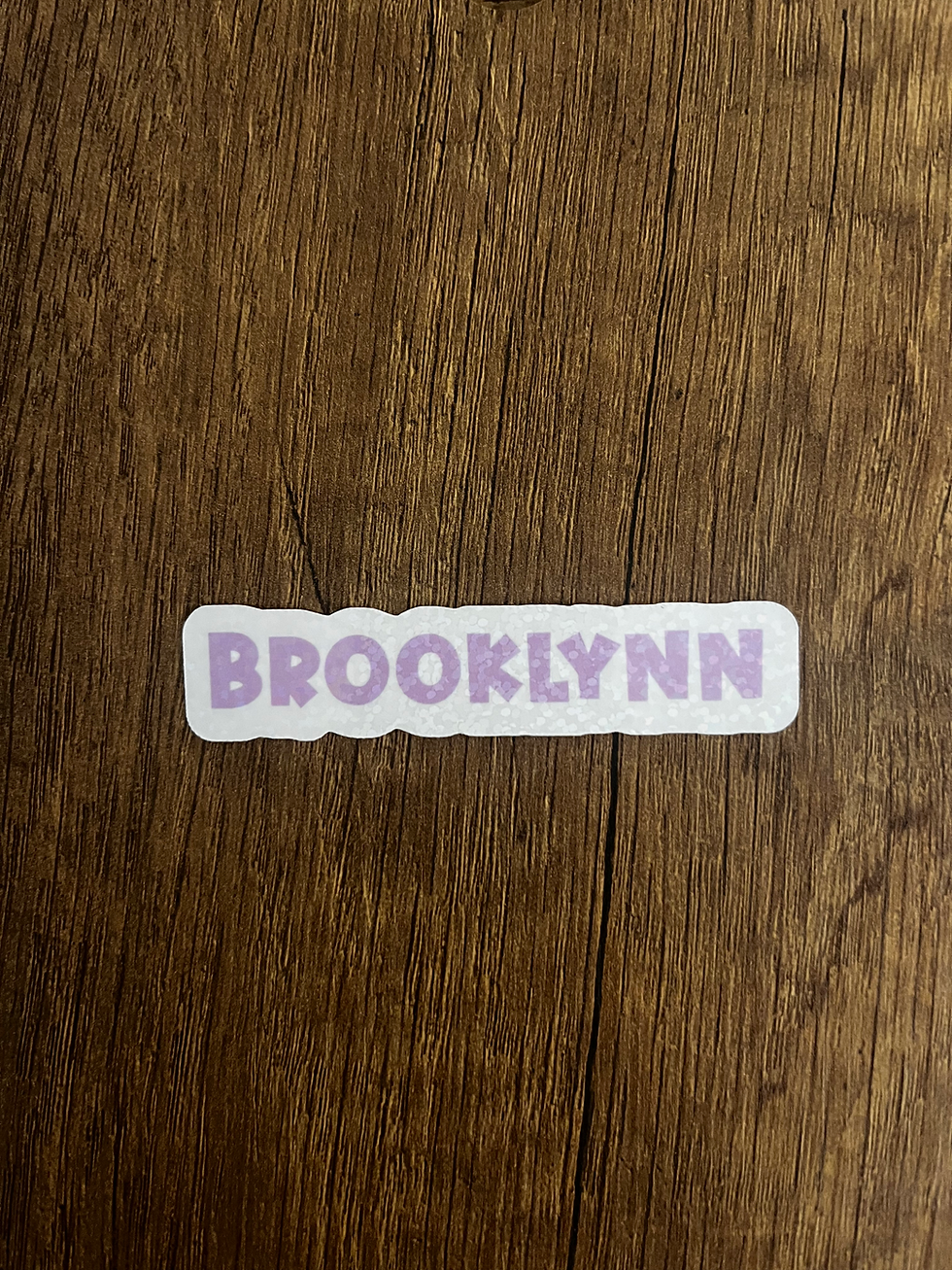Thumbnail: Brooklyn Name Sticker - Select Design