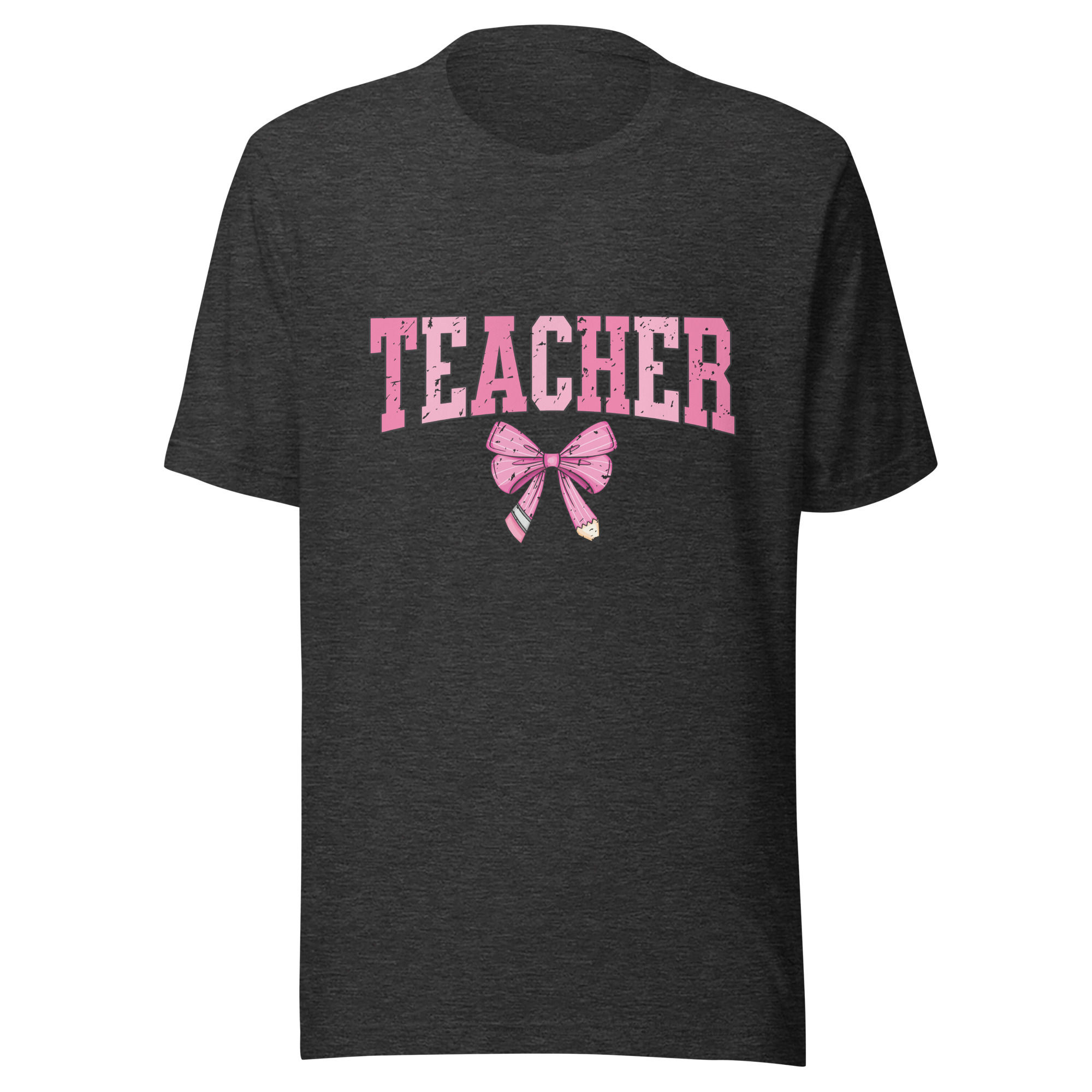 Pink Pencil Bow Unisex t-shirt