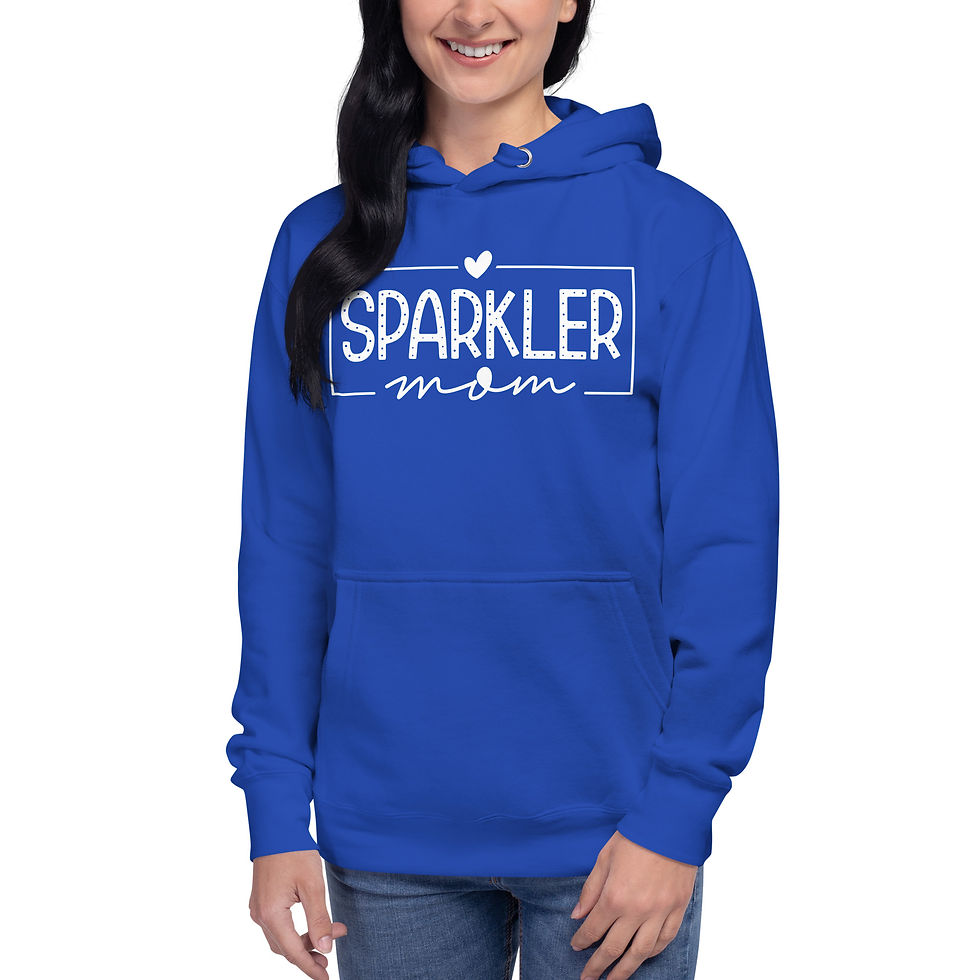Thumbnail: Sparkler Mom Unisex Hoodie