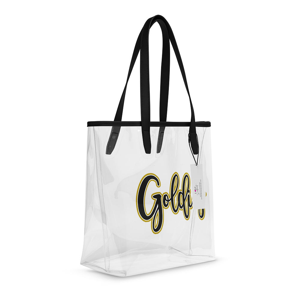 Thumbnail: Goldies | Clear tote bag