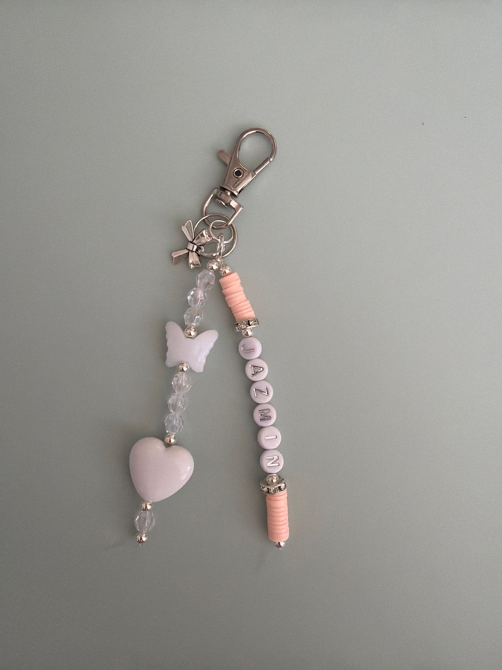Thumbnail: Beaded Name Keychain | J
