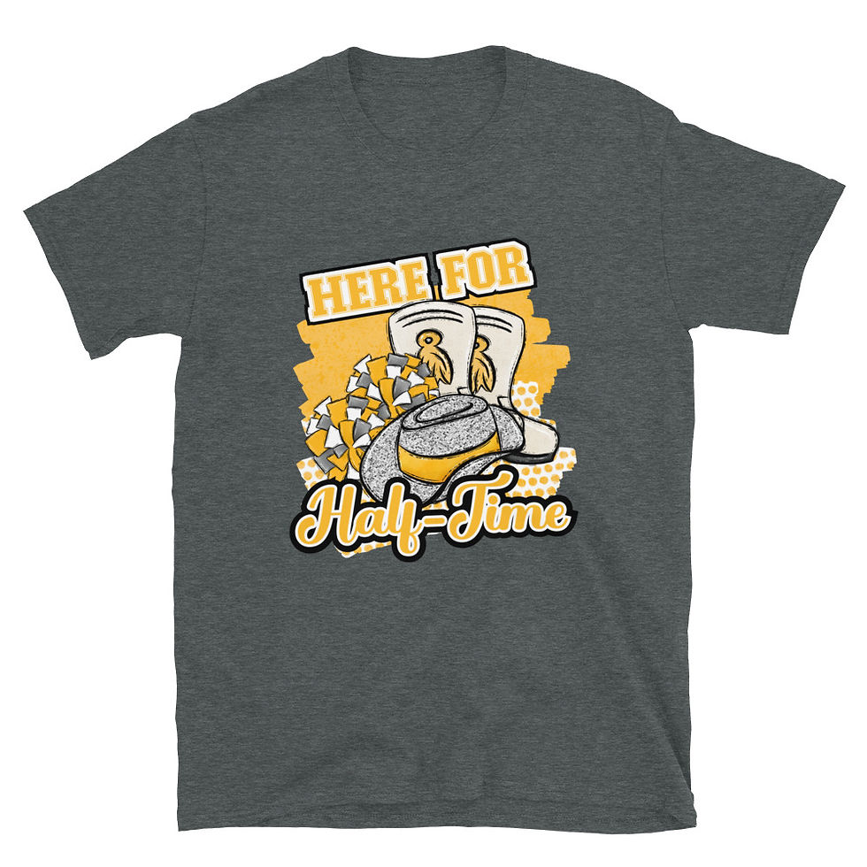 Thumbnail: Here For Half-Time Yellow T-Shirt