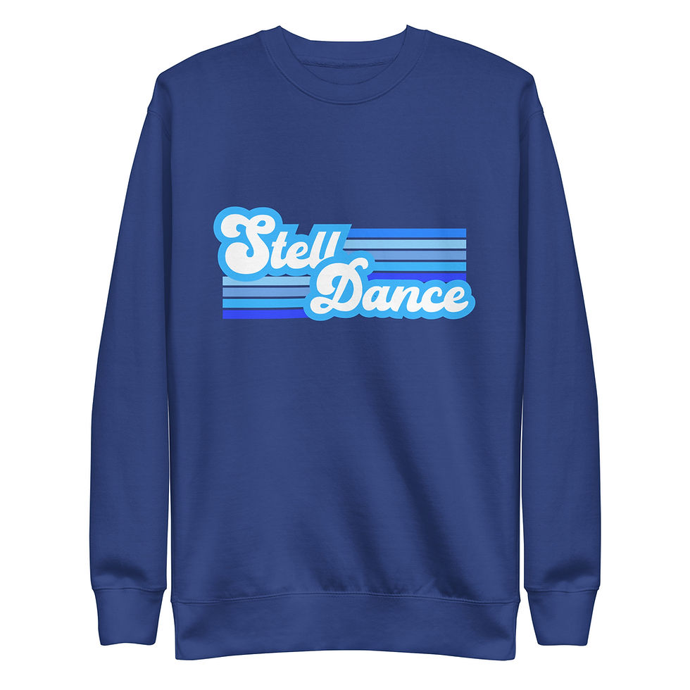 Thumbnail: Stell Striped Unisex Premium Sweatshirt