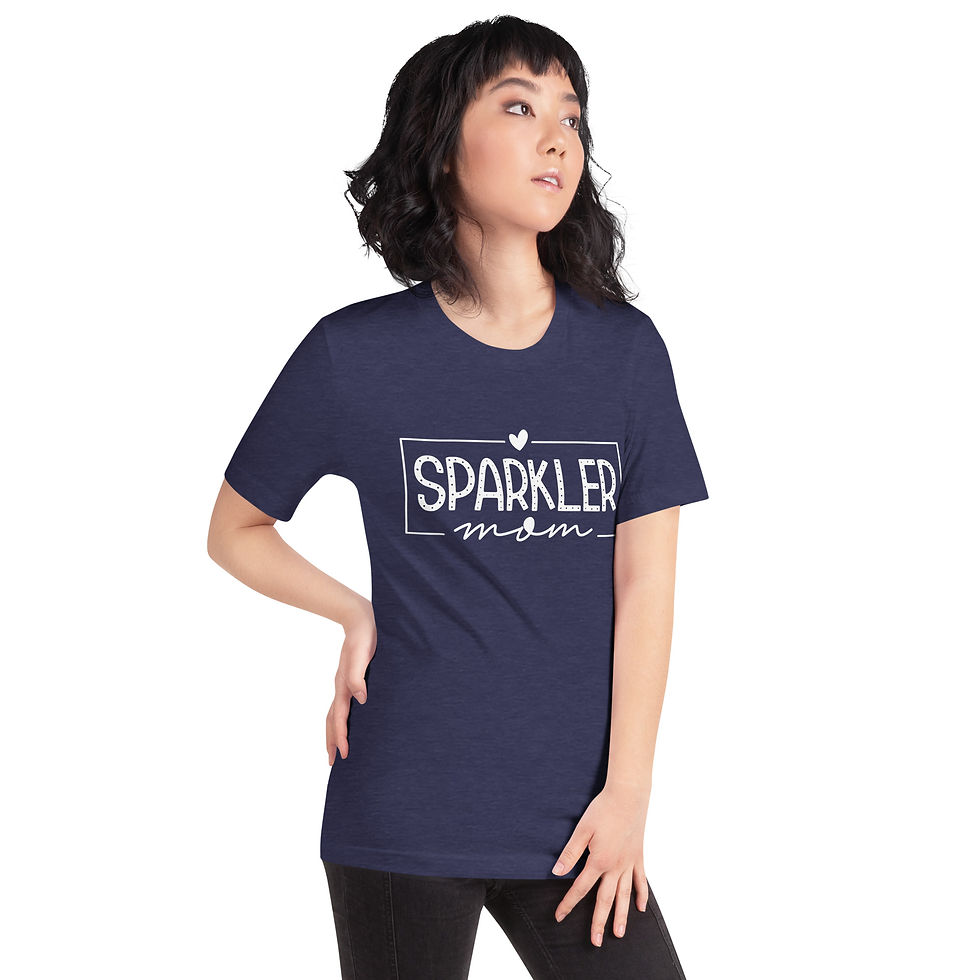 Thumbnail: Sparkler Mom Unisex t-shirt