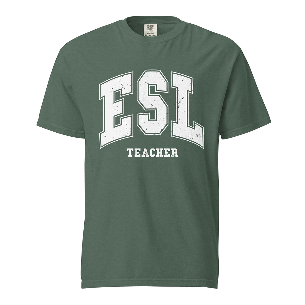 Thumbnail: ESL Teacher Comfort Colors Tee