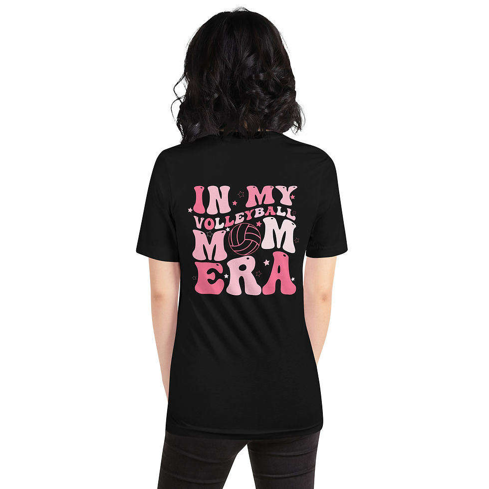 Thumbnail: Volleyball Mom Era - Pink Unisex t-shirt