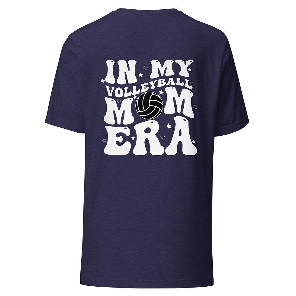 Thumbnail: Volleyball Mom Era - White Type Unisex t-shirt