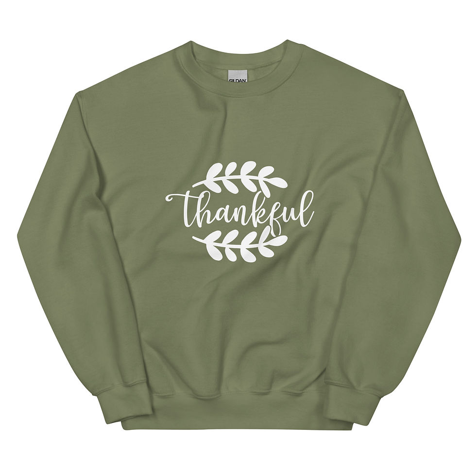 Thumbnail: Thankful Unisex Sweatshirt