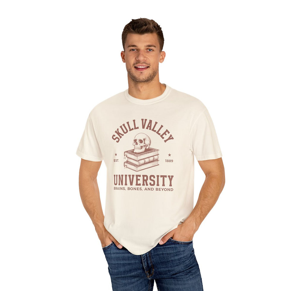 Thumbnail: Halloween Skull Valley University T-shirt