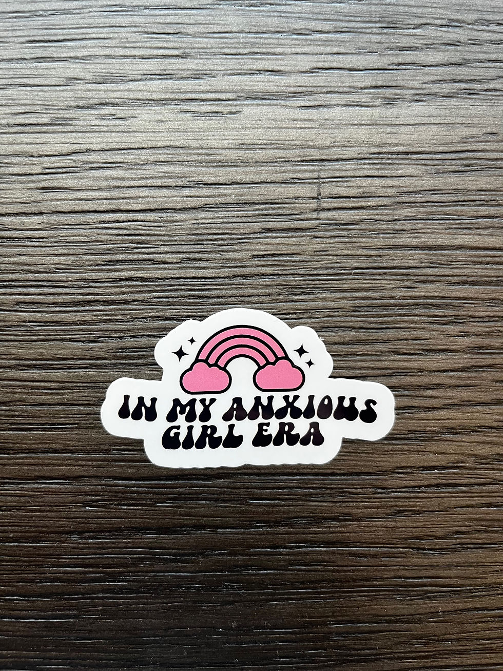 Anxious Girl Era Sticker