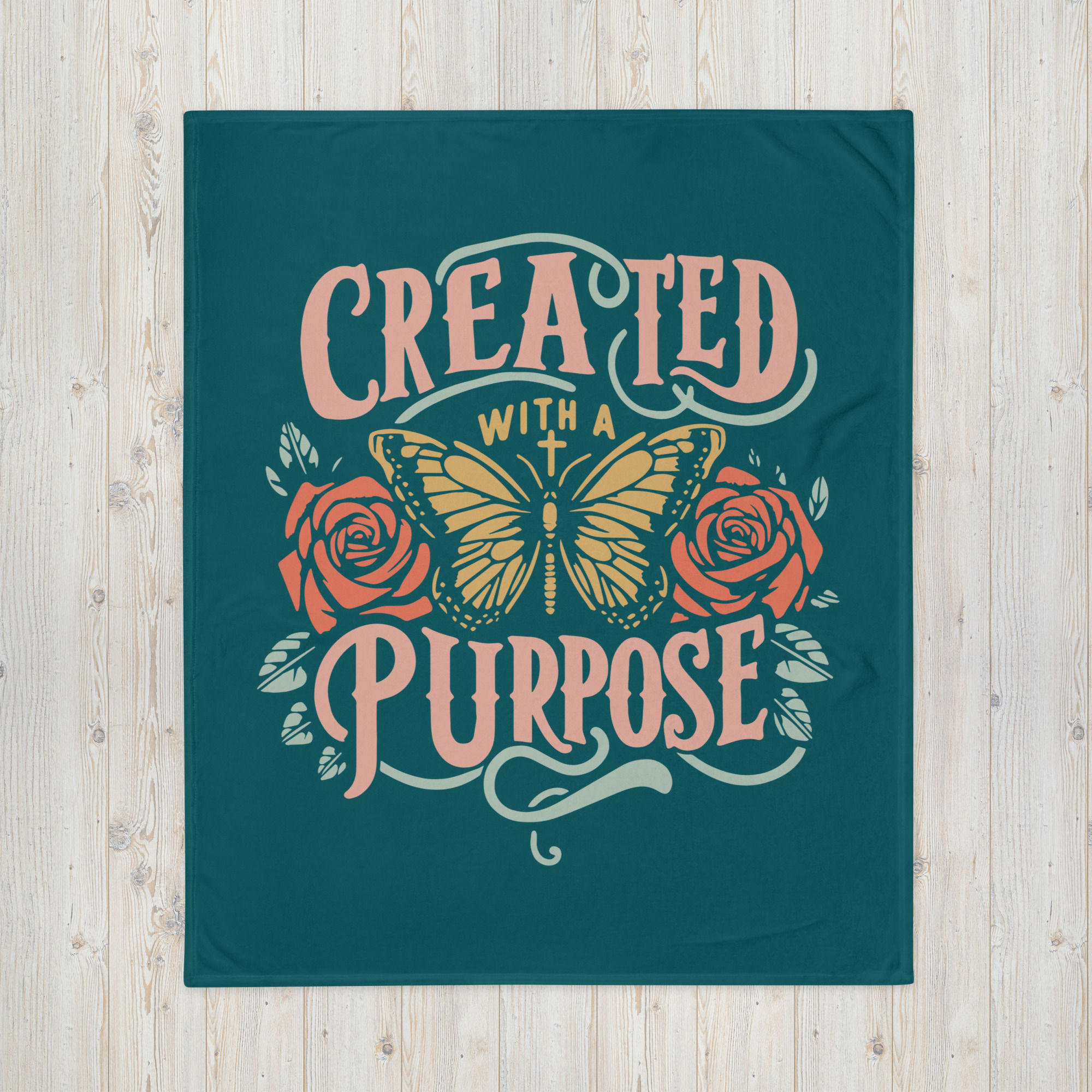 Created With A Purpose Throw Blanket