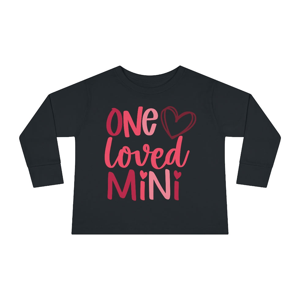 Thumbnail: One Loved Mini Toddler Long Sleeve Tee