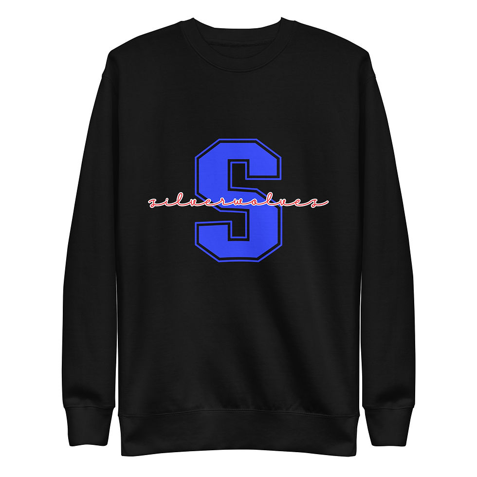 Thumbnail: S is for Silverwolves Unisex Premium Sweatshirt