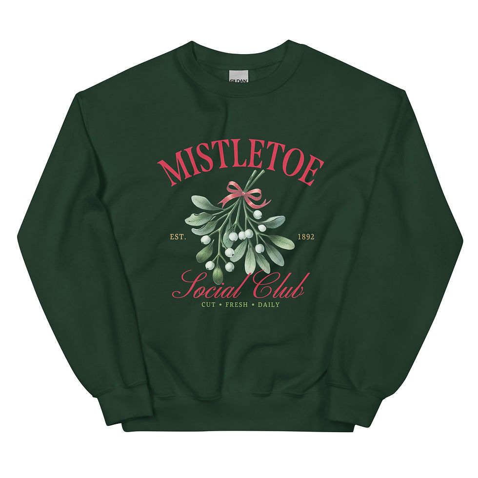 Thumbnail: Mistletoe Social Club Unisex Sweatshirt