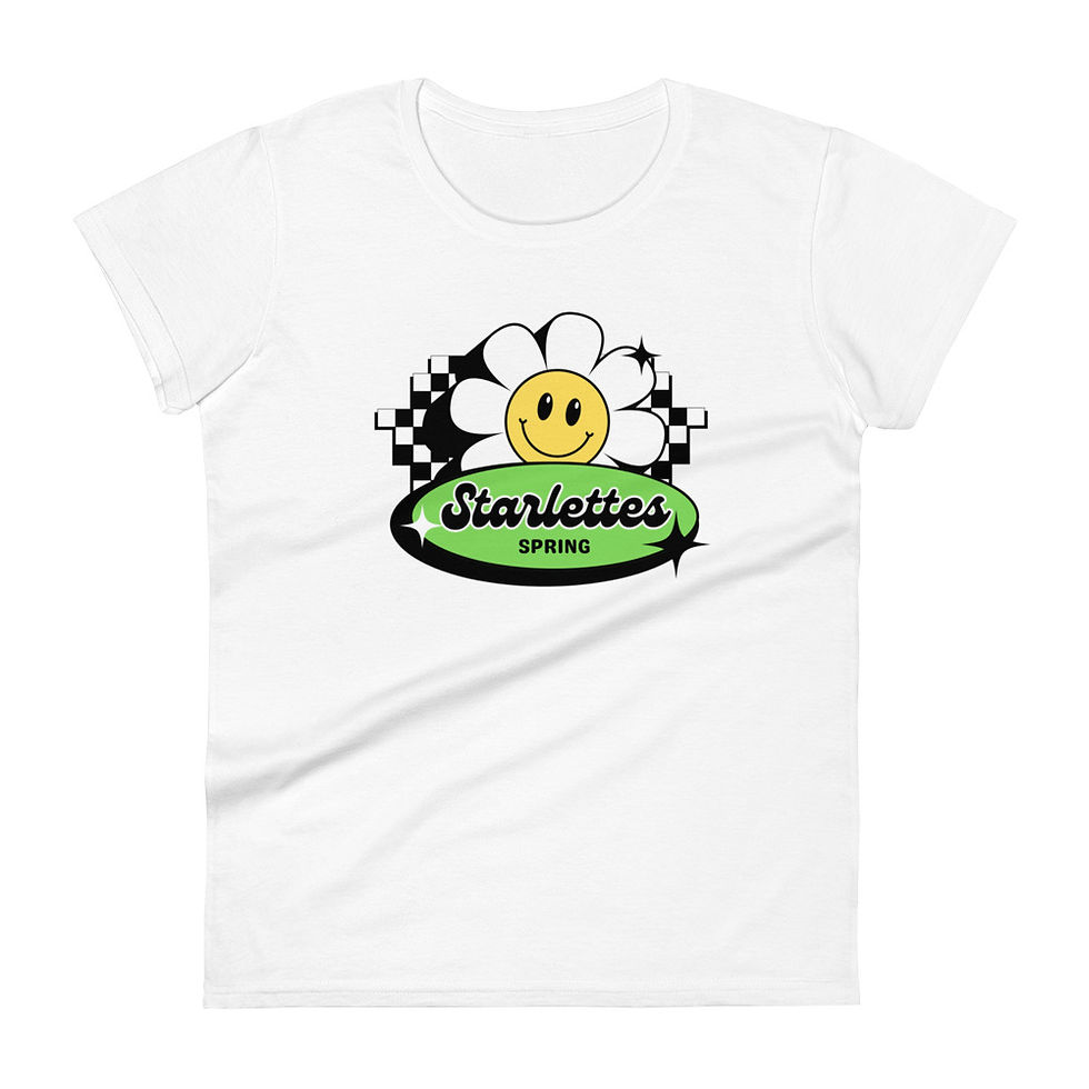 Thumbnail: Retro Smiley | Starlettes Women's short sleeve t-shirt