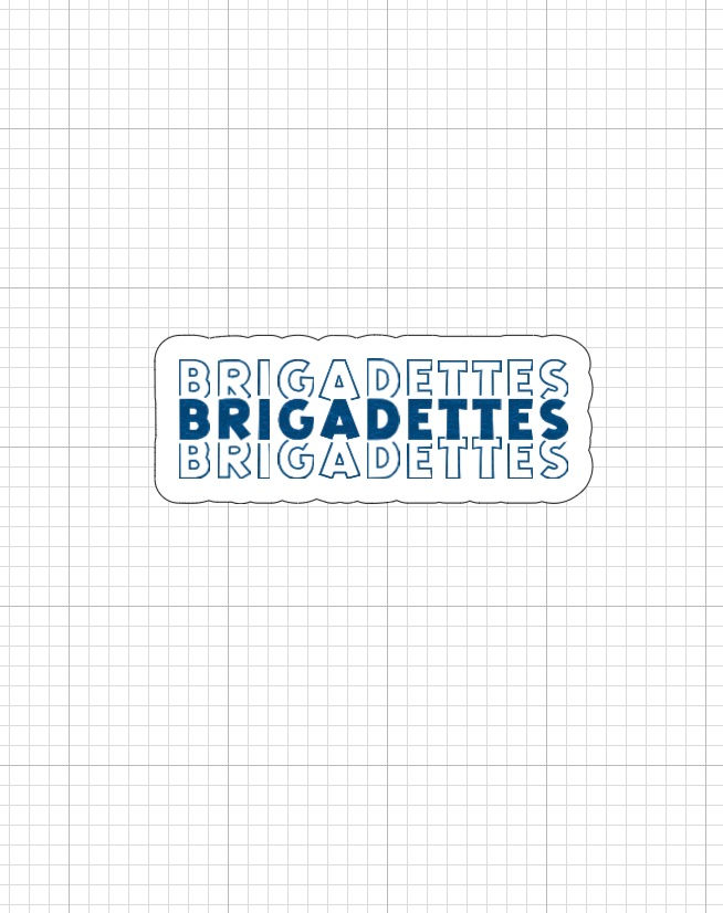 Thumbnail: Brigadettes Spirit Sticker - Select Design