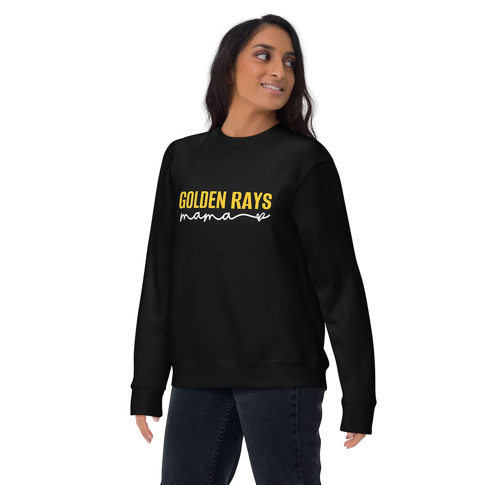 Thumbnail: Golden Rays Mama Personalized Sweatshirt