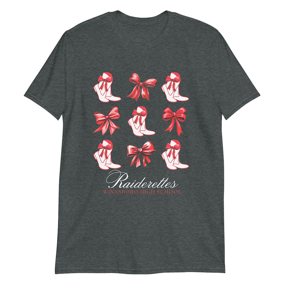 Thumbnail: Raiderettes Coquette Short-Sleeve Unisex T-Shirt
