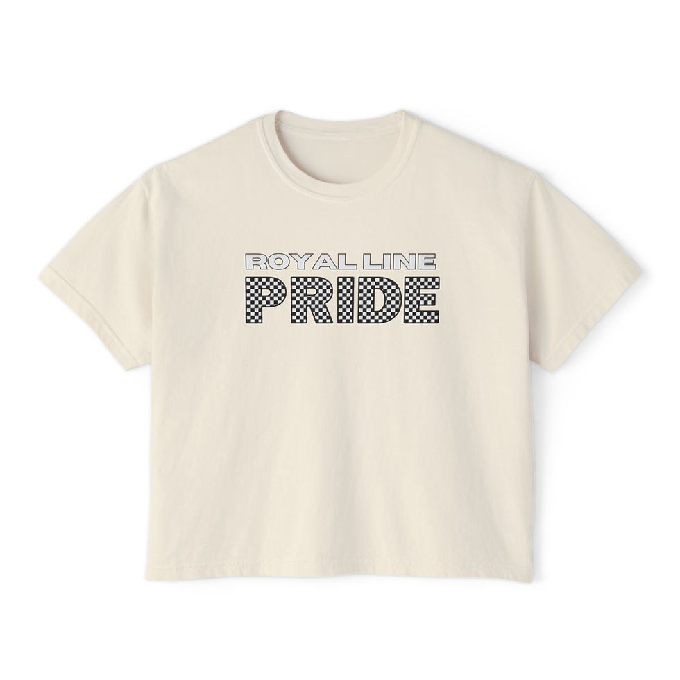 Thumbnail: Royal Line Pride Women's Boxy Tee