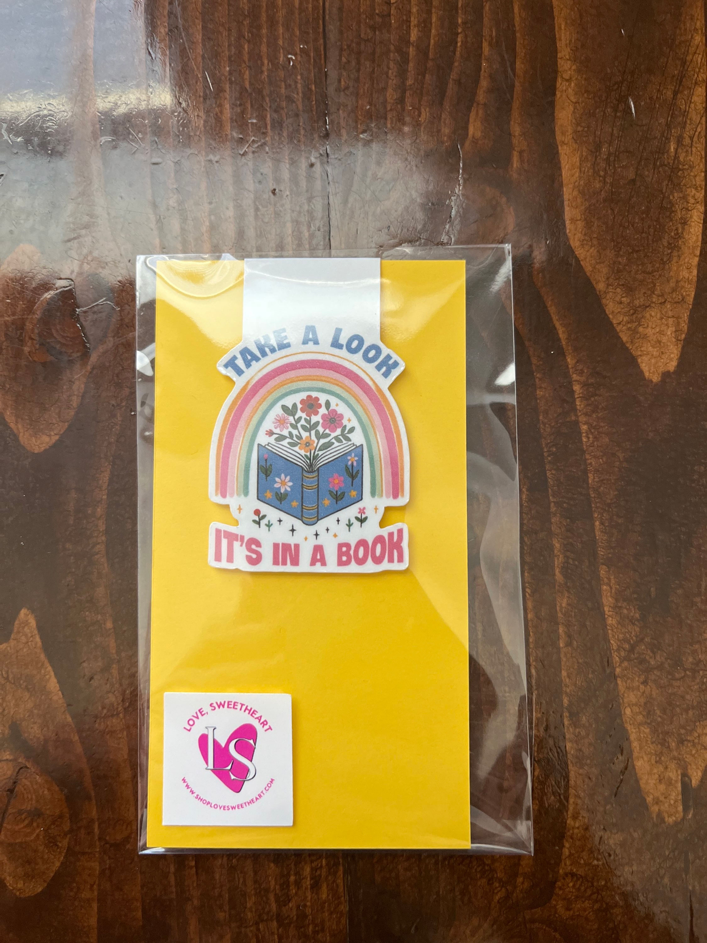 Look in a Book - Magnetic Bookmark