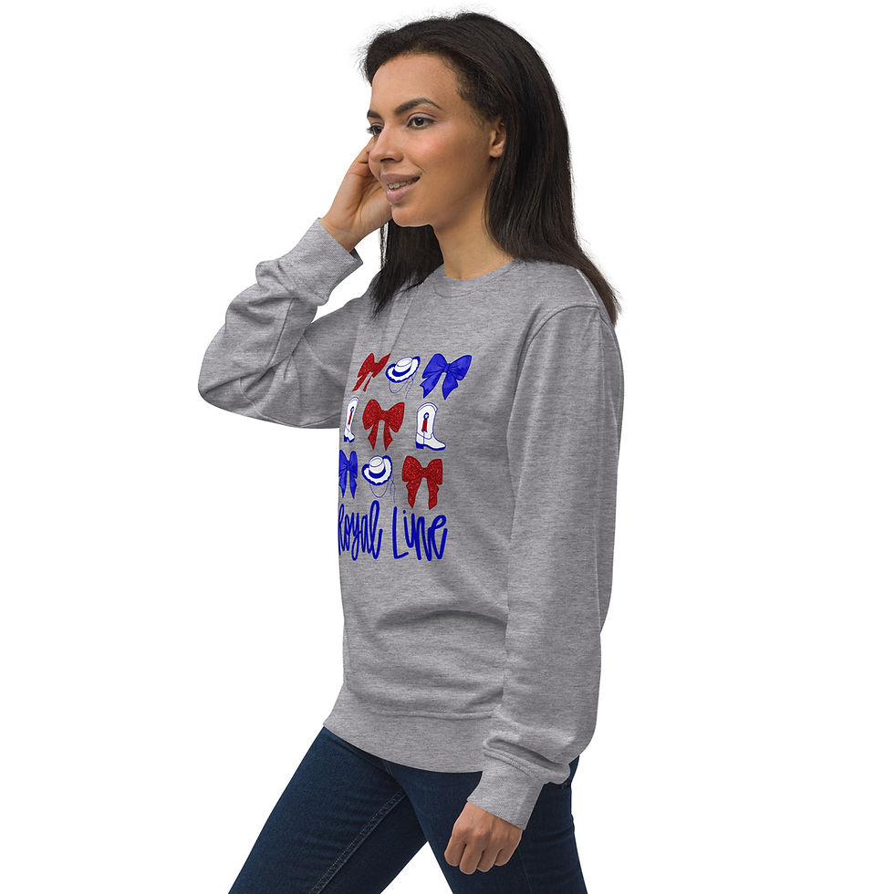 Thumbnail: Royal Line Coquette Unisex organic sweatshirt