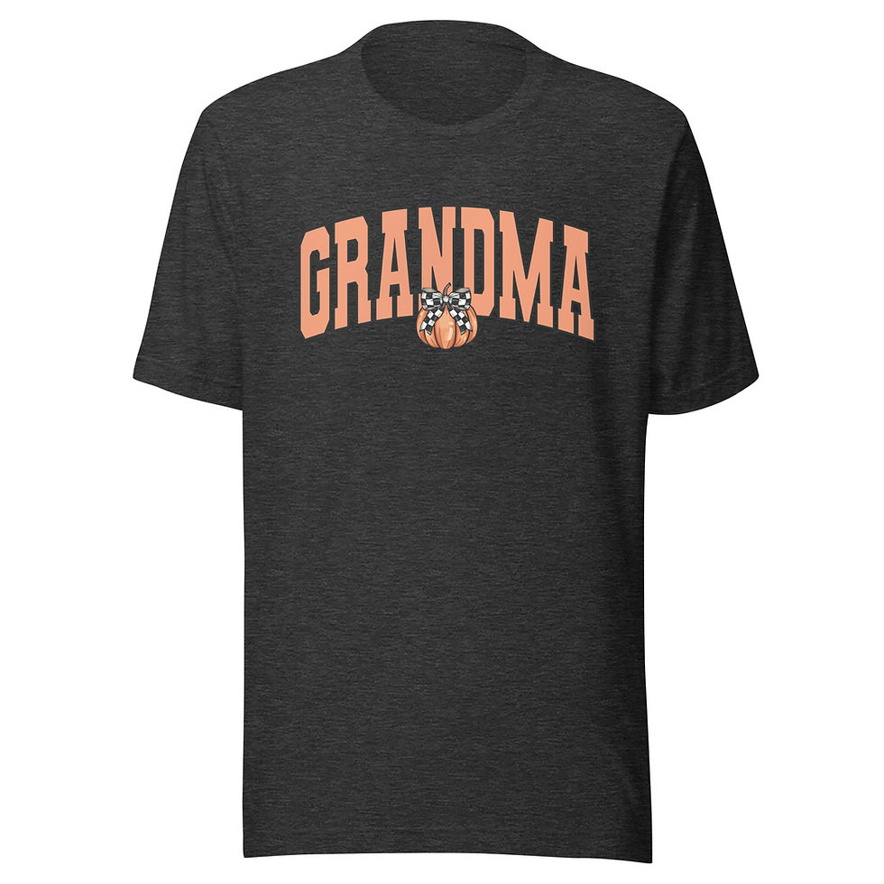 Thumbnail: Coquette Grandma | Pumpkin Unisex t-shirt