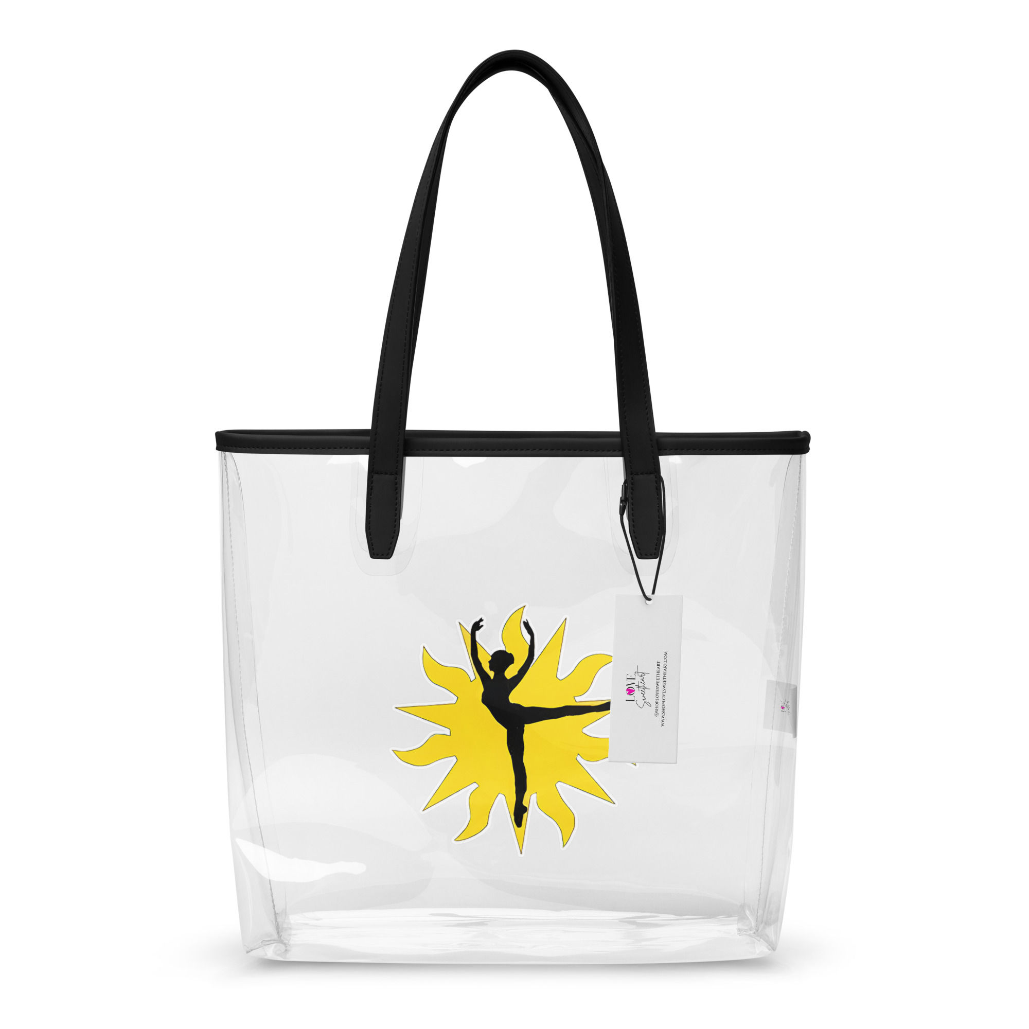 Sun Dancers | Clear tote bag