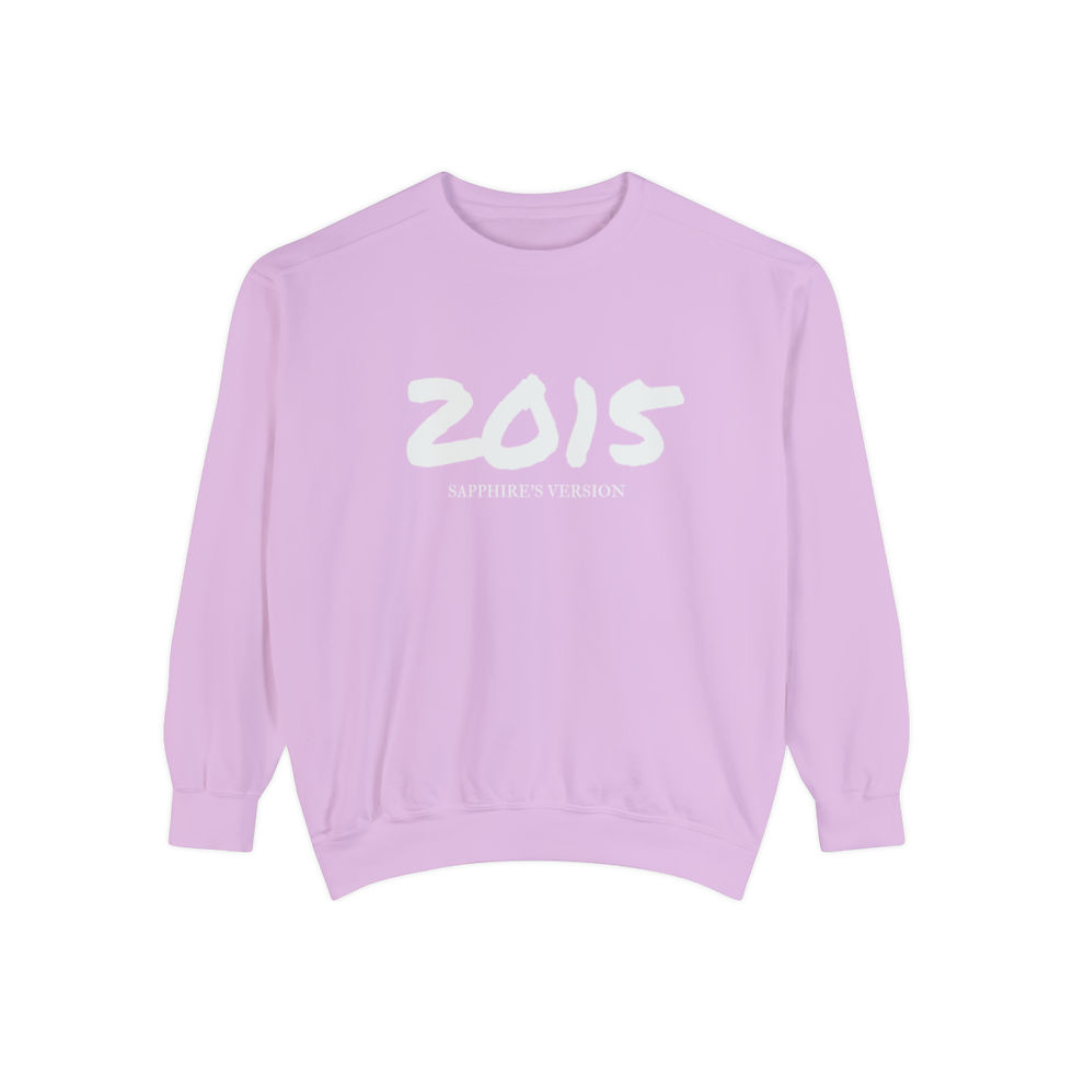 Thumbnail: 2015 Sapphire's Version Unisex Garment-Dyed Sweatshirt