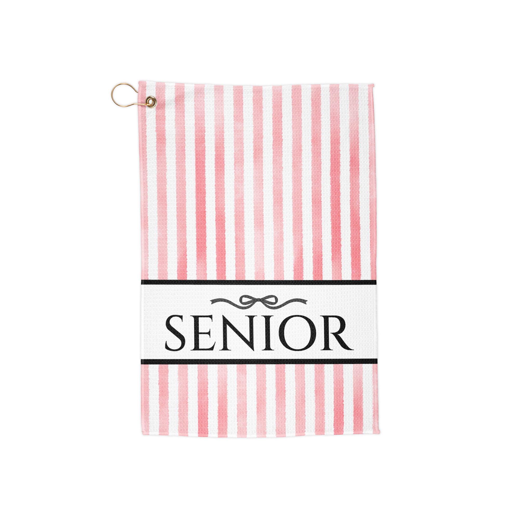 SENIOR - RED golf style towel