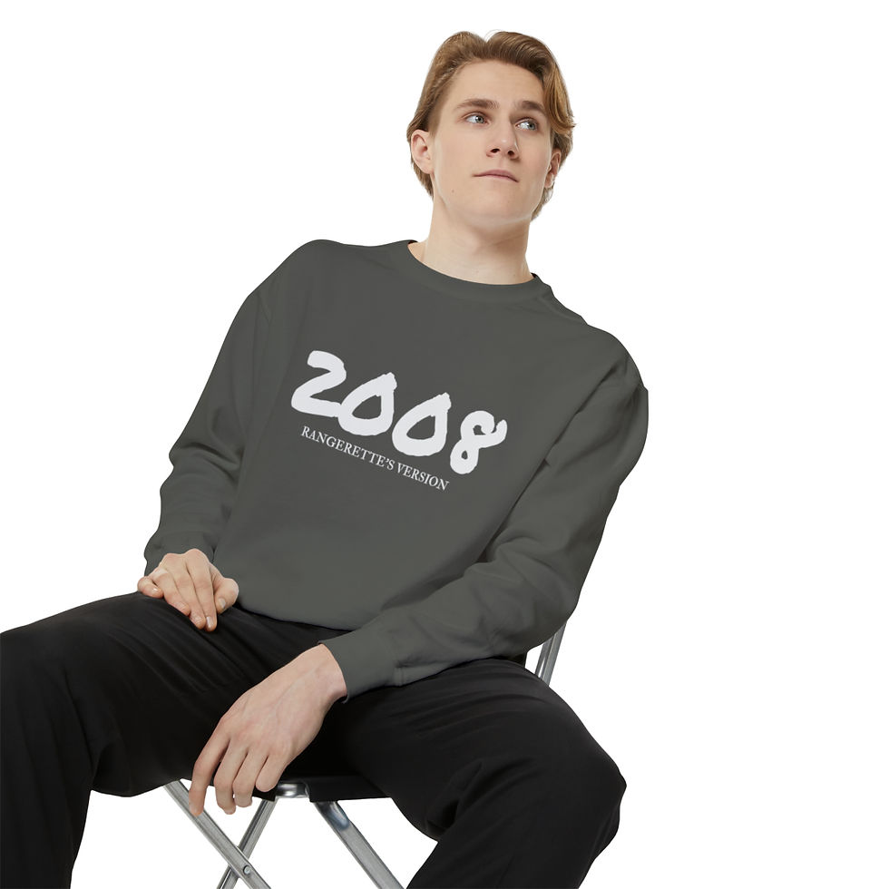 Thumbnail: 2008 RangeRette's Version Unisex Garment-Dyed Sweatshirt