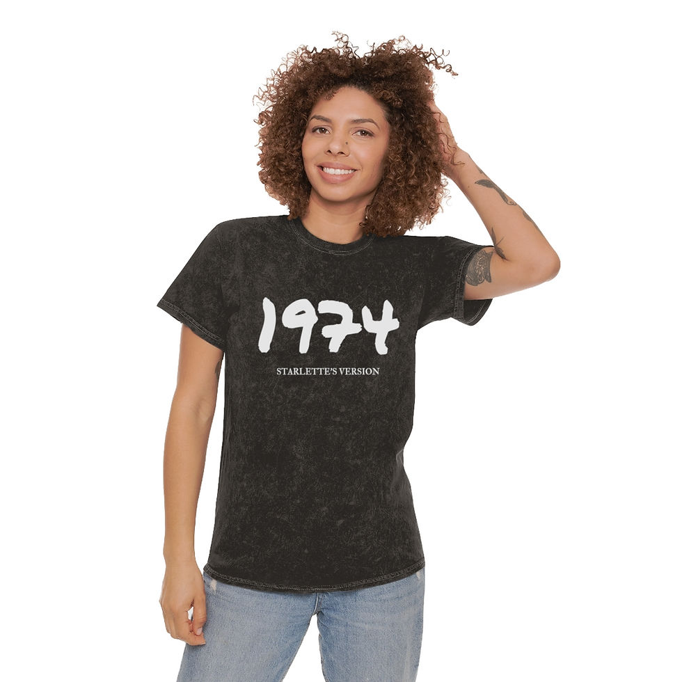 Thumbnail: 1974 Starlette's Version Unisex Mineral Wash T-Shirt