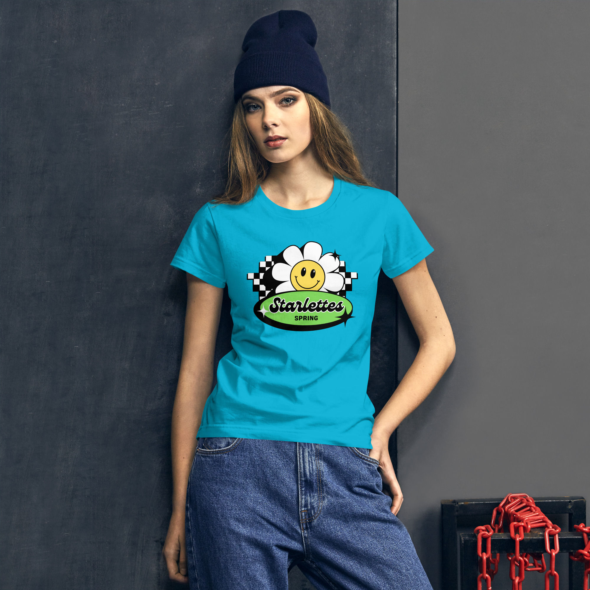 Retro Smiley | Starlettes Women's short sleeve t-shirt