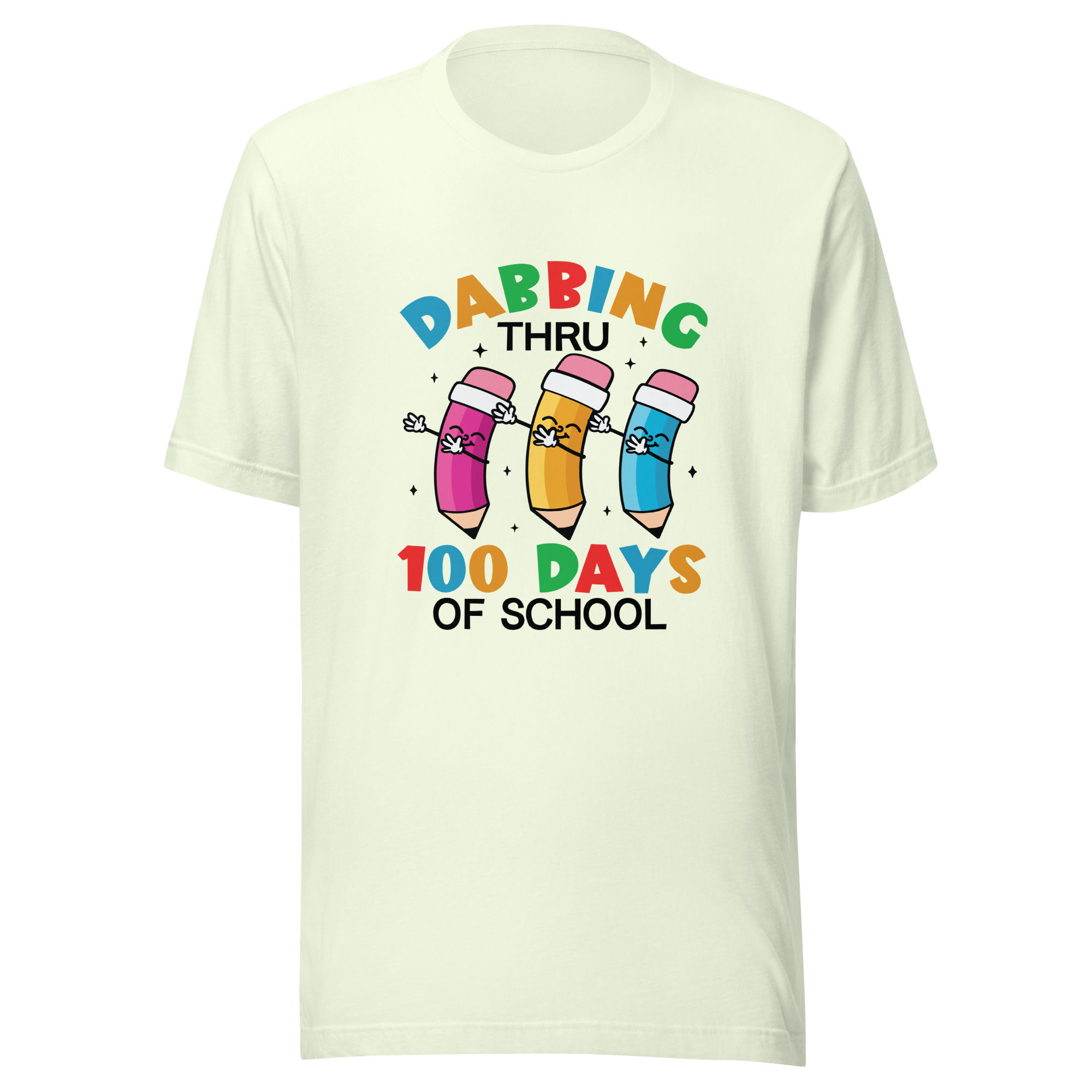Dabbing Thru 100 Days Unisex t-shirt