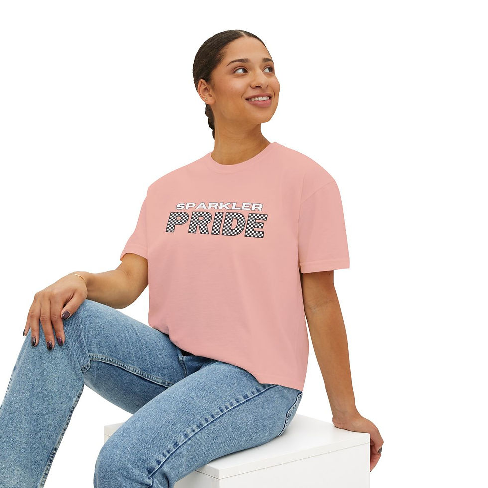 Thumbnail: Sparkler Pride Women's Boxy Tee