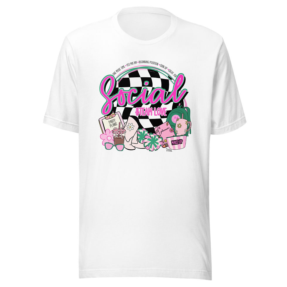 Thumbnail: Social | Team Love | Unisex t-shirt