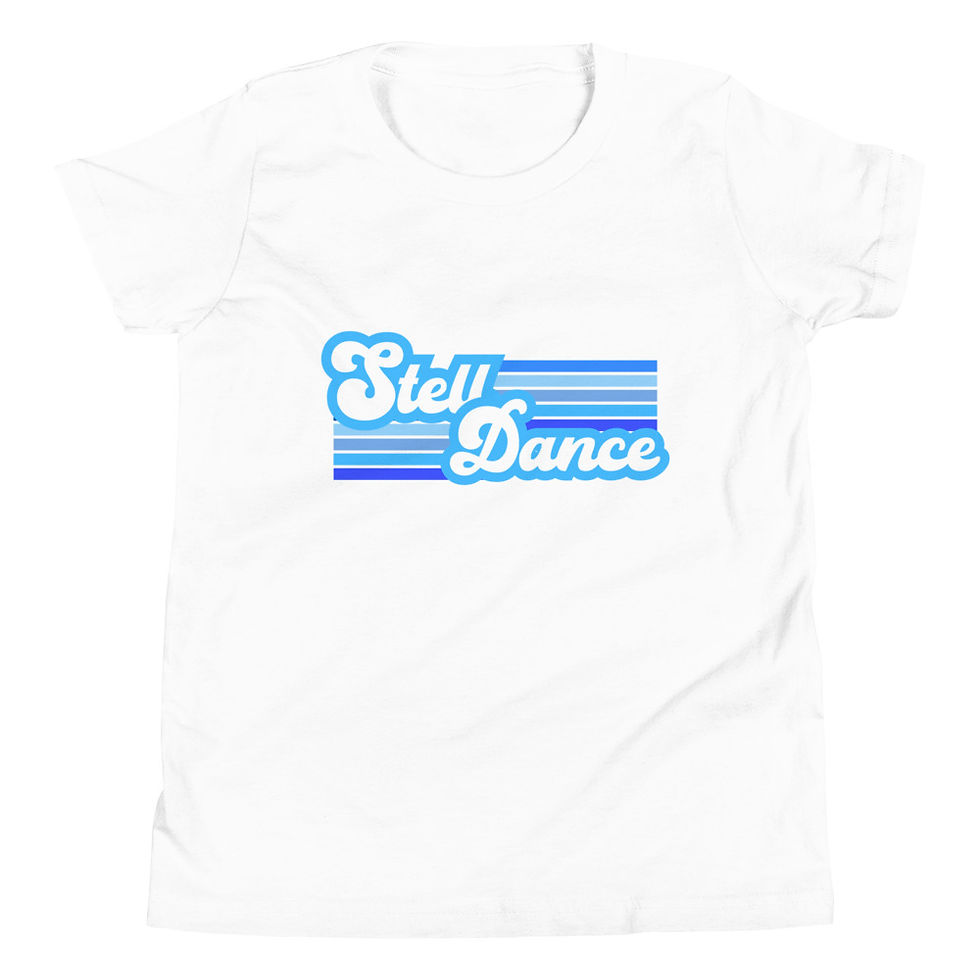 Thumbnail: Stell Striped Youth Short Sleeve T-Shirt