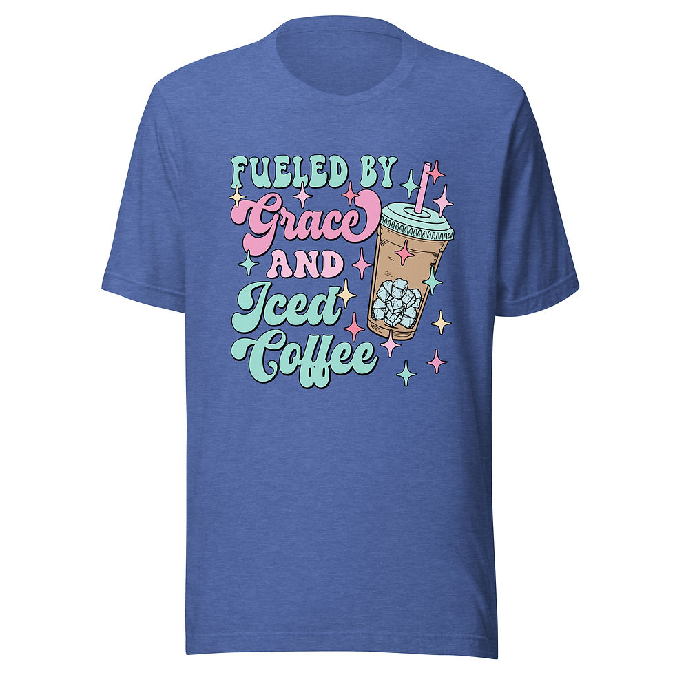 Thumbnail: Grace and Iced Coffee Unisex t-shirt