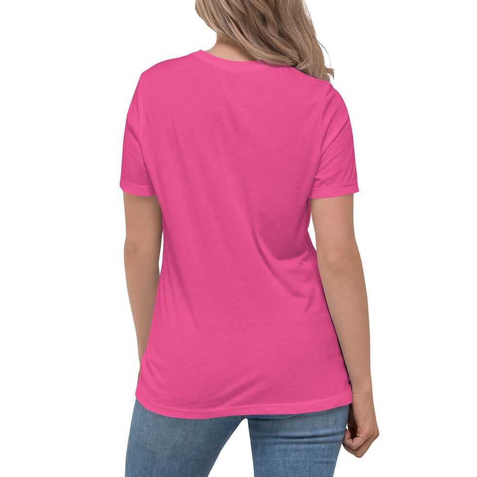 Thumbnail: Retro Royal Line Mama Women's Relaxed T-Shirt